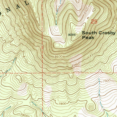 United States Geological Survey Sugarloaf Mountain, NM (1965, 24000-Scale) digital map