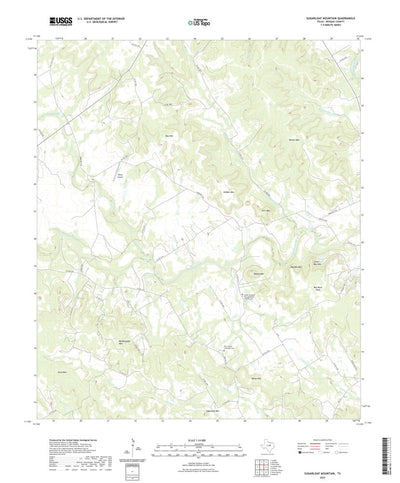 United States Geological Survey Sugarloaf Mountain, TX (2022, 24000-Scale) digital map