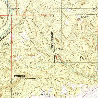 United States Geological Survey Sugarloaf Mountain, WY (1984, 24000-Scale) digital map
