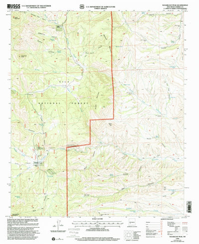 United States Geological Survey Sugarloaf Peak, NM (1999, 24000-Scale) digital map