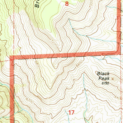 United States Geological Survey Sugarloaf Peak, NM (1999, 24000-Scale) digital map