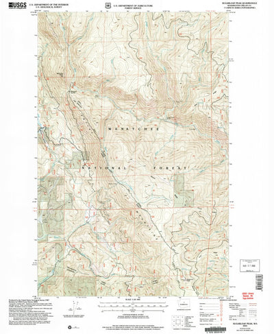 United States Geological Survey Sugarloaf Peak, WA (2004, 24000-Scale) digital map