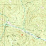 United States Geological Survey Sugarpine Creek, OR (1989, 24000-Scale) digital map