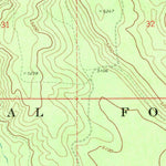 United States Geological Survey Sugarpine Mountain NW, OR (1968, 24000-Scale) digital map
