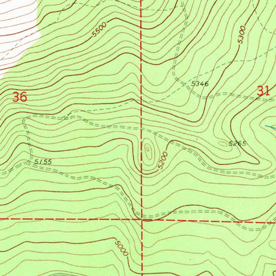 United States Geological Survey Sugarpine Mountain, OR (1968, 24000-Scale) digital map