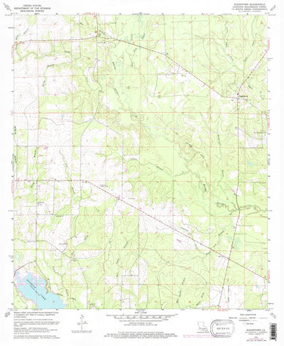 United States Geological Survey Sugartown, LA (1961, 24000-Scale) digital map