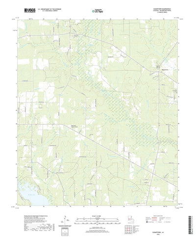 United States Geological Survey Sugartown, LA (2020, 24000-Scale) digital map