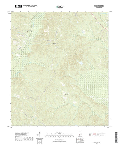 United States Geological Survey Suggsville, AL (2020, 24000-Scale) digital map