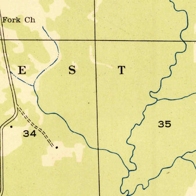 United States Geological Survey Sugrue, LA (1947, 31680-Scale) digital map