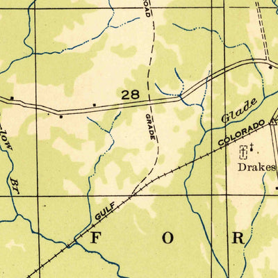 United States Geological Survey Sugrue, LA (1947, 31680-Scale) digital map