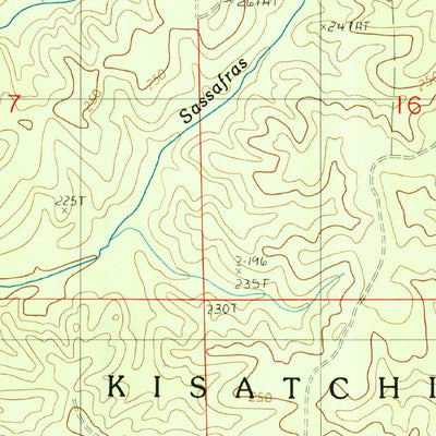 United States Geological Survey Sugrue, LA (1986, 24000-Scale) digital map