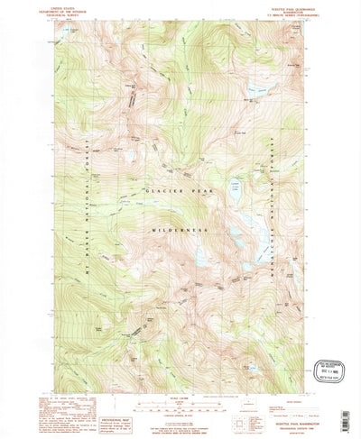 United States Geological Survey Suiattle Pass, WA (1988, 24000-Scale) digital map