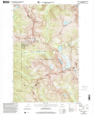 United States Geological Survey Suiattle Pass, WA (1999, 24000-Scale) digital map