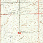 United States Geological Survey Suicide Hill, WY (1984, 24000-Scale) digital map