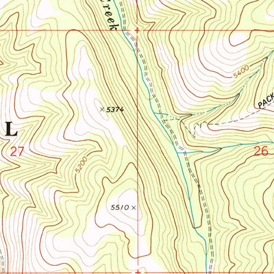 United States Geological Survey Sula, MT (1977, 24000-Scale) digital map
