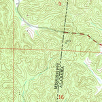 United States Geological Survey Sulligent, AL-MS (1967, 24000-Scale) digital map