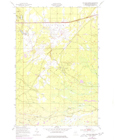 United States Geological Survey Sullivan Creek, MI (1951, 24000-Scale) digital map