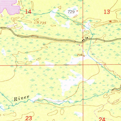 United States Geological Survey Sullivan Creek, MI (1951, 24000-Scale) digital map