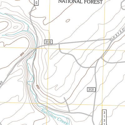 United States Geological Survey Sullivan Creek, MI (2011, 24000-Scale) digital map