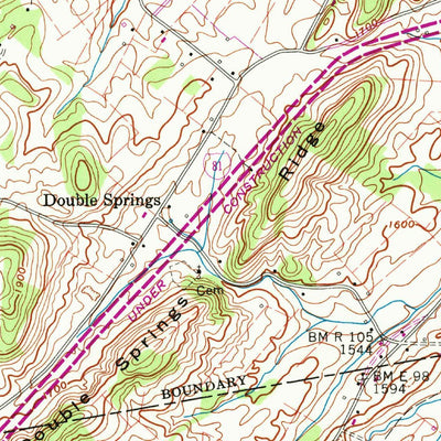 United States Geological Survey Sullivan Gardens, TN (1959, 24000-Scale) digital map