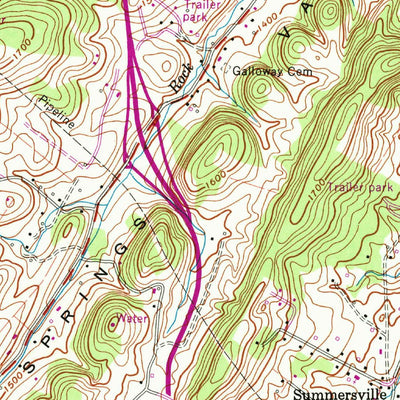 United States Geological Survey Sullivan Gardens, TN (1959, 24000-Scale) digital map