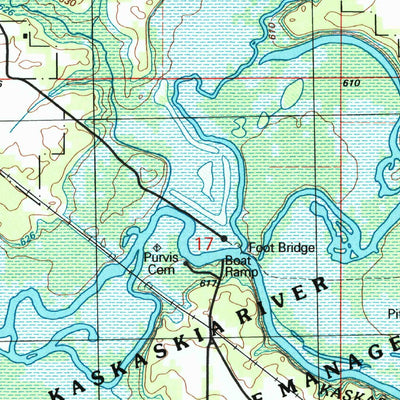 United States Geological Survey Sullivan, IL (1998, 24000-Scale) digital map