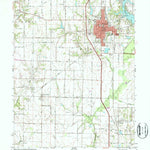 United States Geological Survey Sullivan, IN (1974, 24000-Scale) digital map