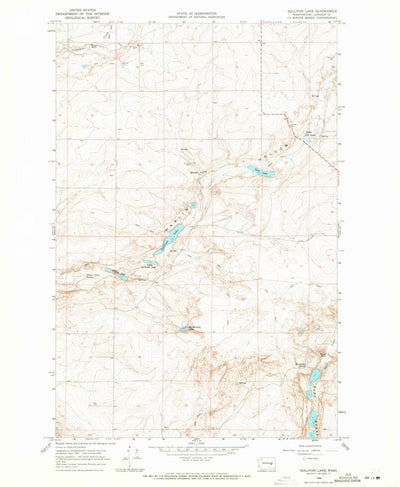 United States Geological Survey Sullivan Lake, WA (1968, 24000-Scale) digital map