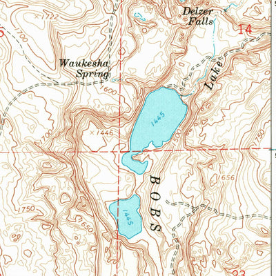 United States Geological Survey Sullivan Lake, WA (1968, 24000-Scale) digital map