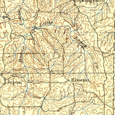 United States Geological Survey Sullivan, MO (1903, 125000-Scale) digital map