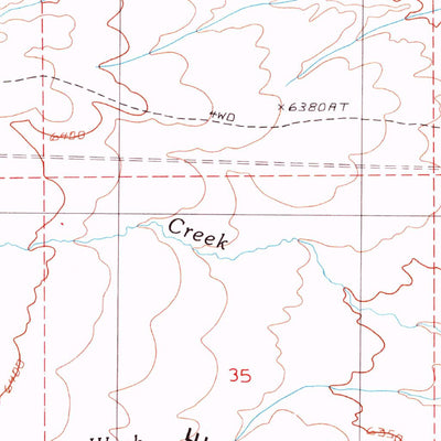 United States Geological Survey Sullivan Wash, NV (1990, 24000-Scale) digital map