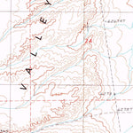 United States Geological Survey Sullivan Wash, NV (1990, 24000-Scale) digital map