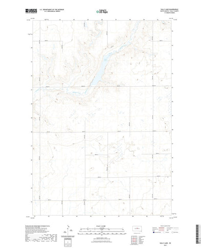 United States Geological Survey Sully Lake, SD (2021, 24000-Scale) digital map
