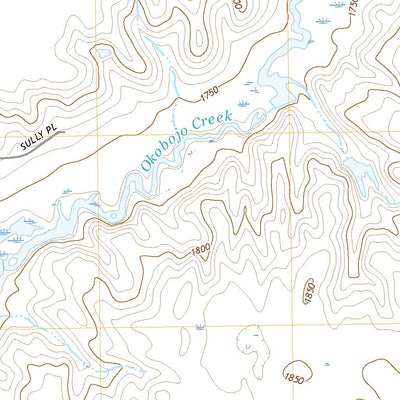 United States Geological Survey Sully Lake, SD (2021, 24000-Scale) digital map