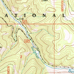 United States Geological Survey Sulphur Bar Creek, MT (2001, 24000-Scale) digital map
