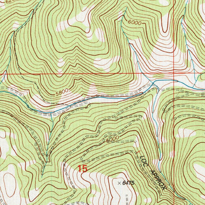 United States Geological Survey Sulphur Bar Creek, MT (2001, 24000-Scale) digital map