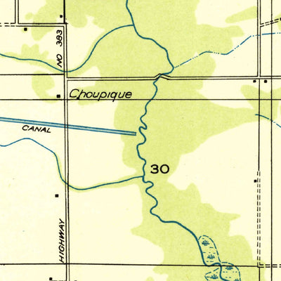 United States Geological Survey Sulphur, LA (1947, 31680-Scale) digital map