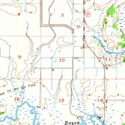 United States Geological Survey Sulphur, LA (1955, 62500-Scale) digital map