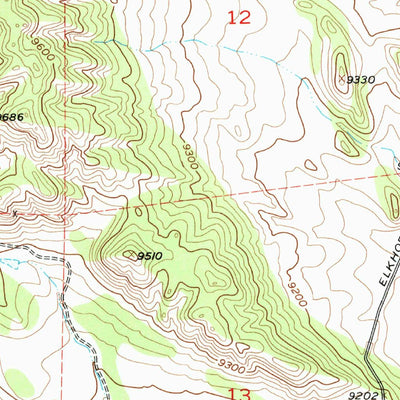 United States Geological Survey Sulphur Mountain, CO (1956, 24000-Scale) digital map