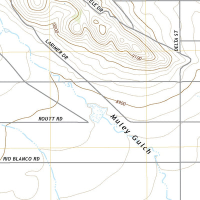 United States Geological Survey Sulphur Mountain, CO (2022, 24000-Scale) digital map