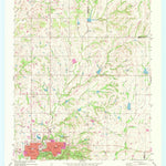 United States Geological Survey Sulphur North, OK (1967, 24000-Scale) digital map