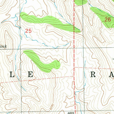 United States Geological Survey Sulphur Pass, NM (1981, 24000-Scale) digital map