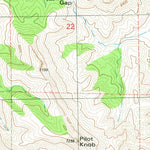 United States Geological Survey Sulphur Pass, NM (1981, 24000-Scale) digital map