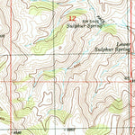 United States Geological Survey Sulphur Pass, NM (1996, 24000-Scale) digital map