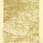 United States Geological Survey Sulphur Rock, AR (1943, 31680-Scale) digital map