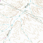 United States Geological Survey Sulphur Spring, NM (1966, 24000-Scale) digital map