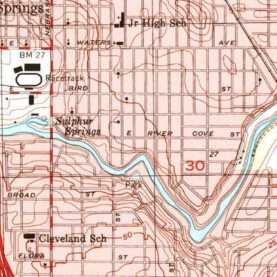 United States Geological Survey Sulphur Springs, FL (1995, 24000-Scale) digital map