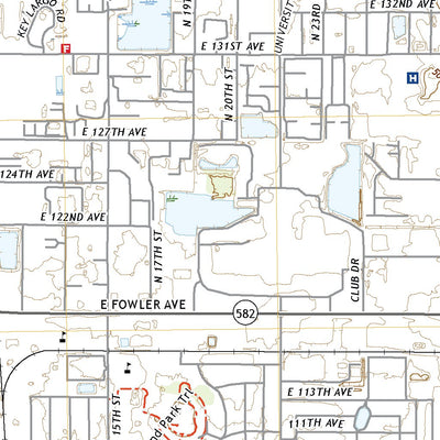 United States Geological Survey Sulphur Springs, FL (2021, 24000-Scale) digital map