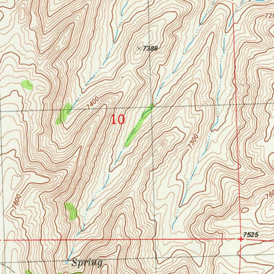 United States Geological Survey Sulphur Springs, WY (1982, 24000-Scale) digital map