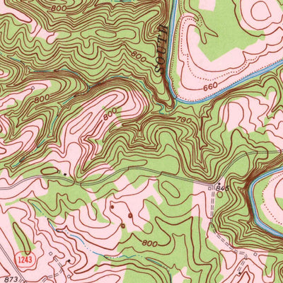 United States Geological Survey Sulphur Well, KY (1973, 24000-Scale) digital map
